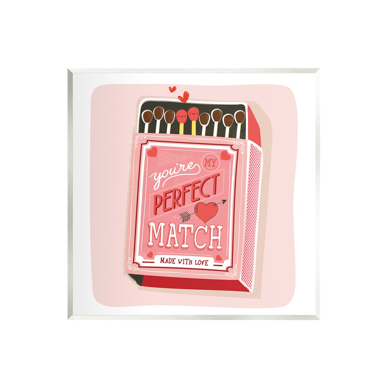 Stupell Industries My Perfect Match Fun Romance Wall Plaque Art